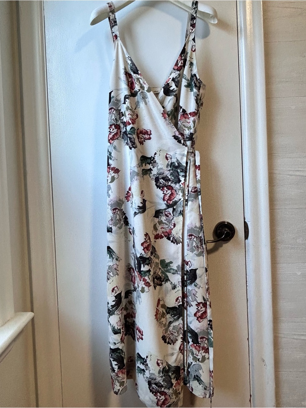 Wilfred Astere Ivory Floral Wrap Dress